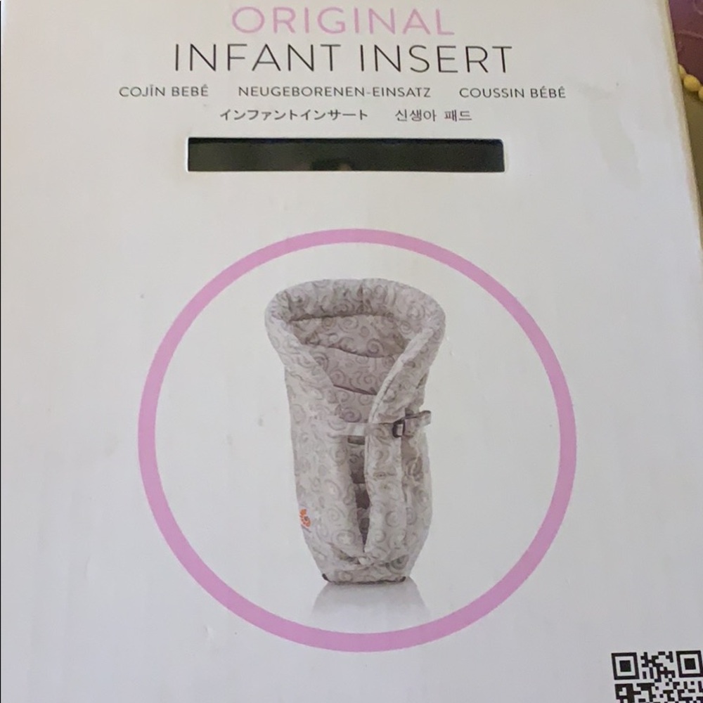 Ergo baby infant insert newborn